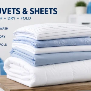 Duvets and sheets laundry service in Auckland