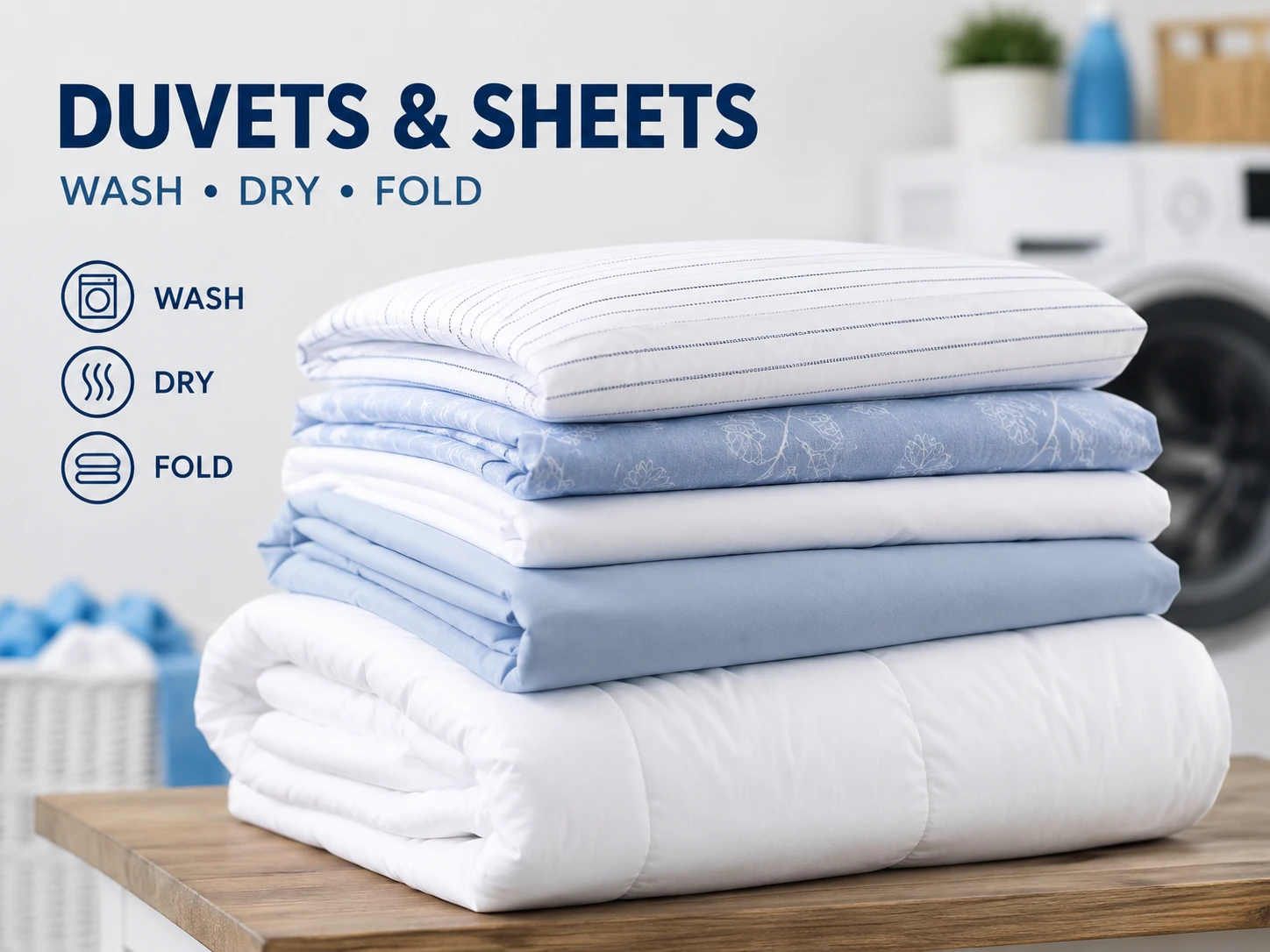 Duvets and sheets laundry service in Auckland